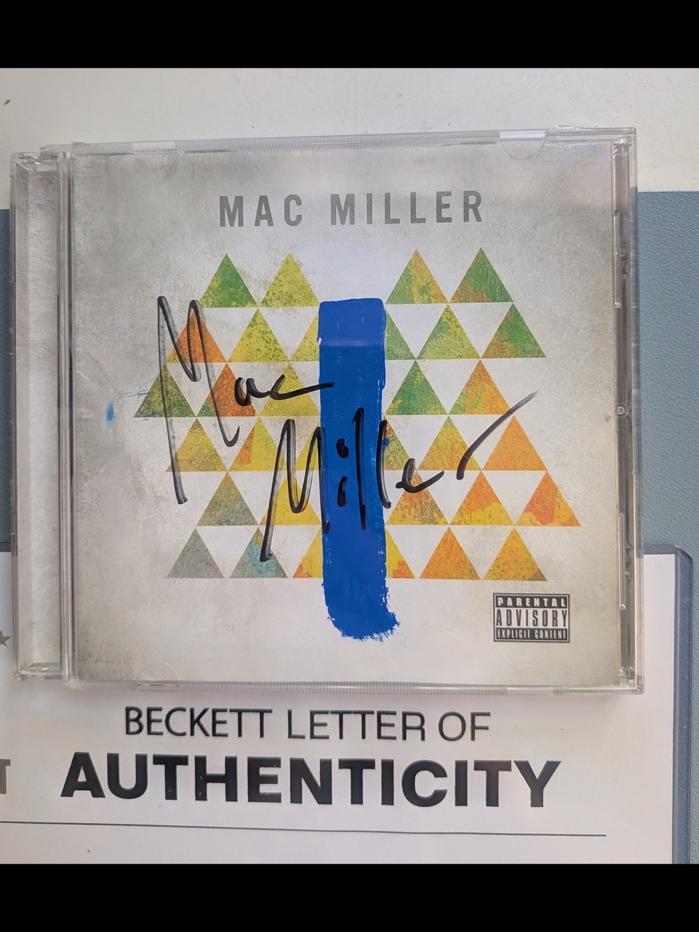 Mac Miller Signed CD - Autographed Blue Slide Park album